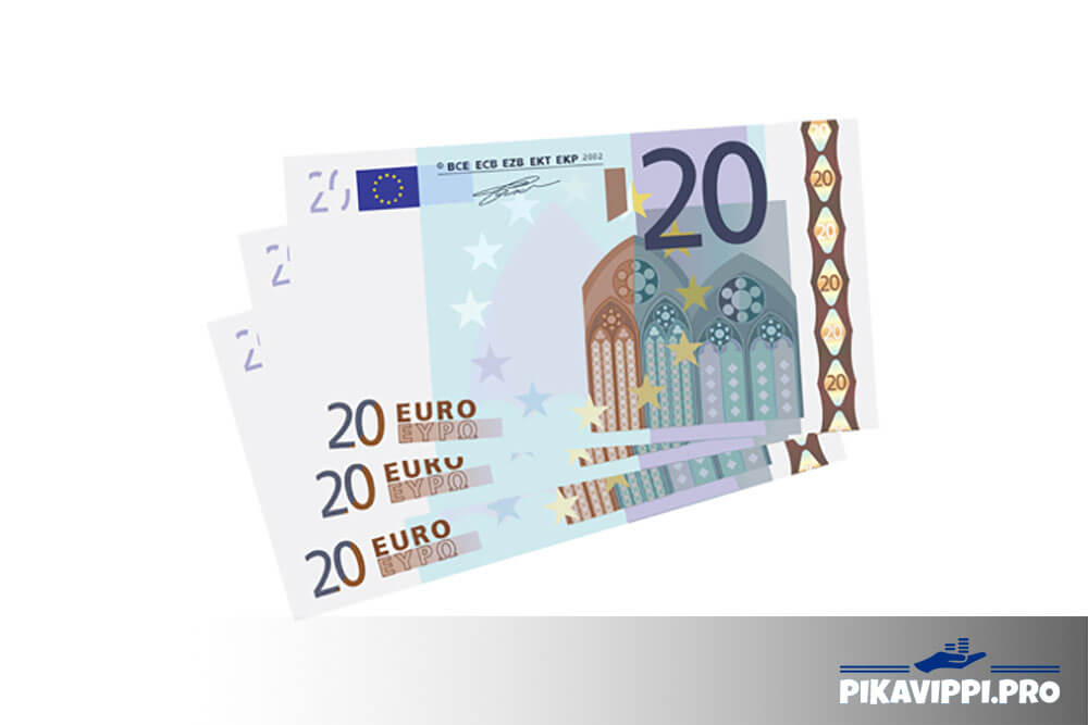 20 euron laina sopii pienten menojen maksamiseen